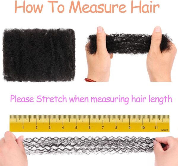 Mscat 10 Inch 3 Bundles Afro Kinky Curly Braiding Bulk Women Hair For Spring Twist Hair Natural Black Afro Kinkys Bulk Hair Synthetic For Dreadlocks Extensions Repair Locs Springy Twists 30g/pack(1B#)