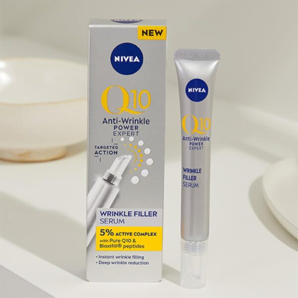 NIVEA Q10 Anti-Wrinkle Power Expert Wrinkle Filler Serum, 15ml