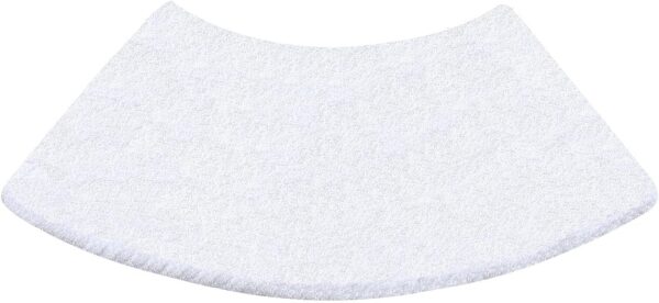 sigaer Bath Mats Non Slip Washable, Curved Bath Mat for Bathroom and Shower, Strong Water Absorbent Bathroom Rug, Ultra Soft Microfiber Bathroom Carpet, Machine Washable, 43.3 × 17.7 × 0.98in,White