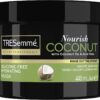 TRESemmé Nourish Coconut Hydrating Mask rinse-out hair treatment with Coconut Oil & Aloe Vera for smooth, shiny, healthy-looking hair 440 ml
