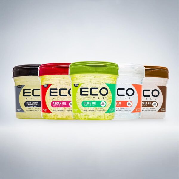 Eco Style Olive Oil Eco Styler Hair Gel, Hydrate and Style, Alcohol-Free, Green 236 ml (Pack of 1)
