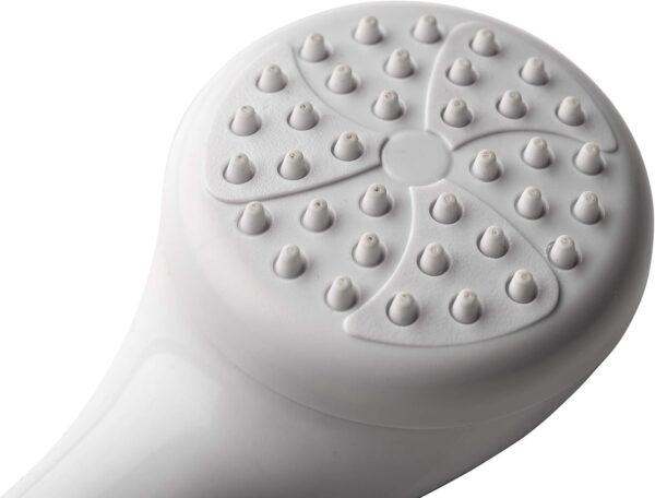 71ZAA9GxJTL._AC_SL1500_.jpg Croydex Bar Mixer Shower Set with 1500mm Flexi-Tube Hose, One Function Shower Head, Riser Rail, Easy Installation, Suitable for Round Taps, Chrome & White