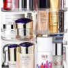 71ZCFD3NzLL._AC_SL1500_.jpg Rotating Makeup Organizer 360 Degree Adjustable Cosmetic Storage Makeup Spinning Holder Storage Rack with 7 Layers Large Capacity , Display Stand Box Perfect for Dresser Bedroom Bathroom (Transparent)