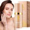 4 in 1 Colour Changing Foundation, SPF50 Medium Spectrum Foundation, Colour Changing Mature Skin Foundation, Full Coverage Skincare, Moisturizing Anti-aging, Universal Shade for All Skin Types-30ML