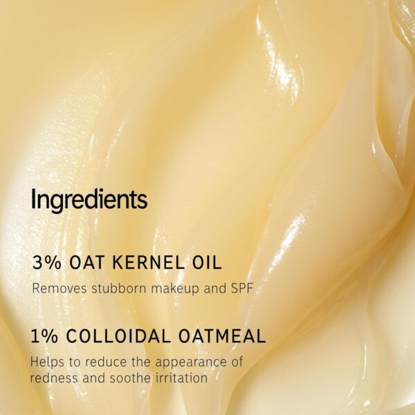The INKEY List Mini Oat Cleansing Balm 50ml, Dissolves Makeup, Gentle Cleanser, Fragrance-free, Suitable For All Skin Types