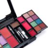 Holzsammlung Mini Professional Makeup Kit for Women Full Kit with Mirror 25 Colors All in One Make up Gift Set for Girls Included Eyeshadow, Concealer, Blusher, Lipstick, Eyeliner, Brush