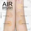 KYDA AirBrush Foundation Spray, Silky Foundation Makeup, High Coverage Smooth Creamy Finish, Lasting Lightweight Breathable, Moisturizing Makeup Primer (#118)