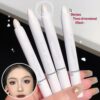 Brightening and Contouring Highlighter, Pearlescent Shiny Eyeshadow Makeup Pen, Long-lasting and Waterproof, Suitable for Women to Brighten and Shape (Eye and Face Makeup)