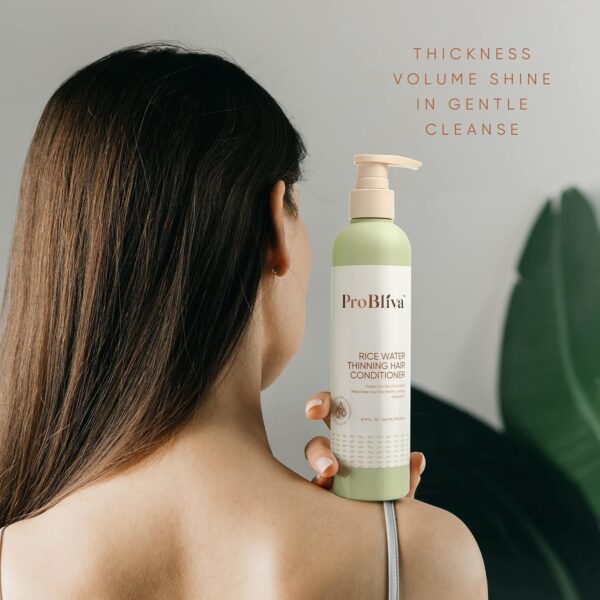 71a-AHZMXfL._AC_SL1500_.jpg Rice Water Hair Growth Shampoo and Conditioner: Hair Growth Shampoo - Rice Water Shampoo with Biotion and Caffeine for Hair Loss - Rice Water Shampoo and Conditioner for Women and Men (240mL X 2)