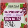 Creightons Body Bliss Raspberry and Pomegranate Bath and Shower Gel (500ml) - with 90% Naturally Derived Ingredients. Cruelty Free. Vegan Friendly.