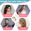 2pcs Mini Hair Comb Wide Tooth Anti-Static Pocket Size comb for Thick Curly Hair Care Detangling Comb Travel Mini hair Pocket Wide Tooth for Wet Dry Wavy Long Daily Care