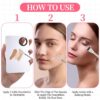 Ouligay 3 Pcs Make Up Spatula Tool Including Makeup Mixing Palette,Foundation Spatula,Makeup Palette Tray,Makeup Accessories Set for Women Girl Korean Makeup Cosmetic Spatula Tool(Metal)