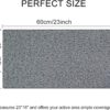 Loofah Shower Mat, Bath Mat Non Slip, Anti Mould Shower Mats for Inside Shower, 60 x 40 cm Shower Mats with Drain, Washable Bath Mats for Bathroom Floor, PVC Bathtub Mat for Elderly, Quick Dry (Grey)
