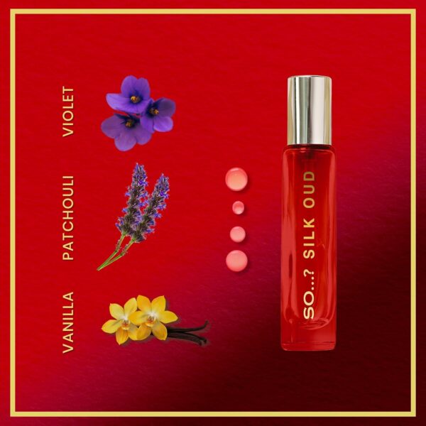 SO…? Oud Premium Womens Perfume Gift Set, Vanilla, Rose, Amber, Silk, Eau De Toilette with Long Lasting Fragrance - Travel Size Mini Perfume for Girls, Ladies Gift Sets (4 x 15ml)