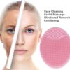 Facial Cleansing Brush Face Exfoliator Pad Silicone Face Scrubber, Mini Manual Silicone Face Scrubber Face Massager Brush Anti-Aging Skin Cleanser and Deep Exfoliator Makeup Tool for Girl Sister Women