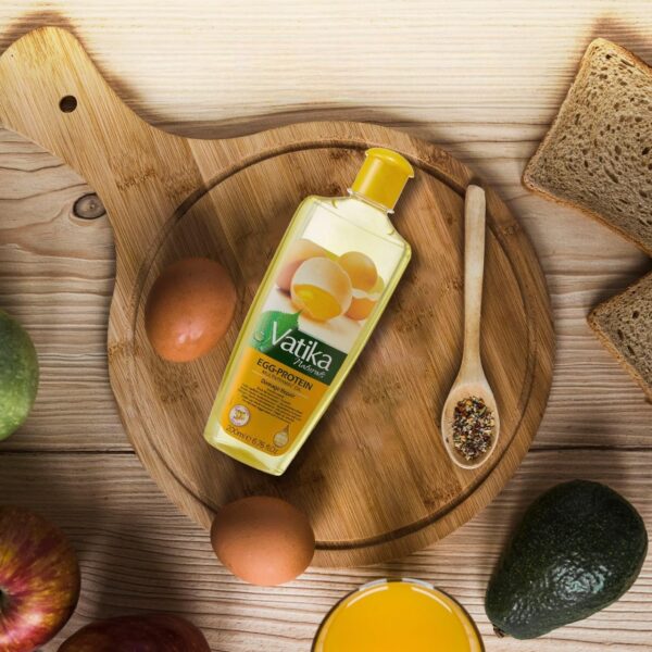 Vatika Naturals Egg Protein Multivitamin Hair Oil - 200 g | Conditions, Repairs, Strengthens | Deep Conditioning With Goodness of Natural Egg