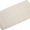 Croydex Bathrooms Non Slip Anti Bacterial Cusioned Vinyl Bath Mat with Secure Grip Suction Cups for Bathroom, Bathtub & Shower, 55cm x 35cm