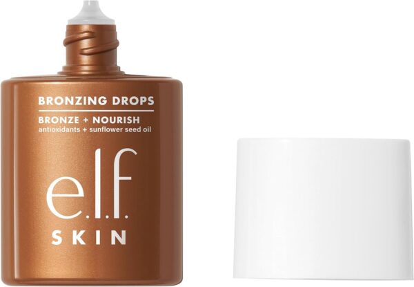 71cnCLnCFyL._AC_SL1500_.jpg e.l.f. SKIN Bronzing Drops, Liquid Bronzer For Face & Skin, Creates A Sun-Kissed Glow, Infused With Vitamin E, Vegan & Cruelty-Free, Rose Gold