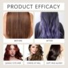 Hair Dye Shampoo, Hair Care Instant Dye Shampoo for Men & Women, Haircare Natural Color for Gray Coverage (Dark Brown)