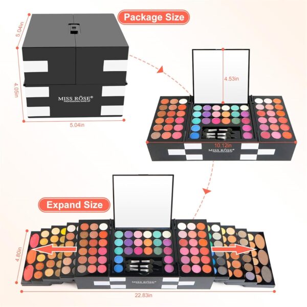 All-in-one Makeup Set Gift, Make-Up Sets, Makeup Kit for Women, Make up Set for Traveling, Long Lasting, Easy to Apply Matte Eye Shadow Palette for the Perfect Look for Day or Night