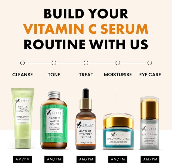 Vitamin C Face Serum - Hyaluronic Acid, Retinol, & Vit E - Anti Aging Facial Brightening Serum for Skin Care - Timeless Pure Vitamin C Serum for Face Dark Spots, Vit C Serum Oil, Face Serum for Women