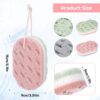 Opopark 6 Packs of Shower Sponges, Exfoliating Shower Sponges,Adult Shower Foam Sponge Rubbing Bath Sponge,Soft Shower Scrub,Male and Female Body Cleaning Products