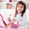 AYNKH Makeup Sets for Girls,33 Colors Children's Makeup Toys, Non-Toxic Kids Cosmetics with 8 Washable Brushes, Stage Performance Halloween Birthday Party Beauty Set Gift