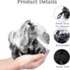 DDUP loofah,Shower Puff,Bath Loofah,Body Brush, Mesh Sponge, Mens Shower loofah,Exfoliating Bath Scrunchie for Women and Men, Soft Body Scrubber Bath Sponge 3pcs（Black Colour）