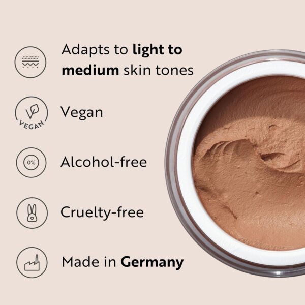 M. Asam Magic Finish Make-Up Mousse Classic (1.01 Fl Oz) – 4in1 Primer, Foundation, Concealer & Powder With Buildable Coverage, Hides Redness And Dark Spots, Vegan, For Light To Medium Skin Tones