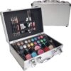 BCT-Kosmetik 52 Piece Vanity Case Make Up Set Storage Box Beauty Cosmetic Gift Travel Make Up Carry Box Christmas