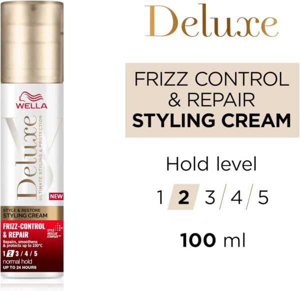 Wella Deluxe Frizz Control & Repair Styling Cream, 100ml