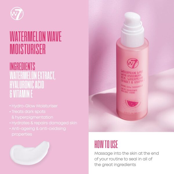 W7 Skin Refresh Skincare Set | Face Cleanser, Toner, Serum & Moisturiser | Hydrating & Glow Boosting Routine | Full Size, Long Lasting Products to Use at Home