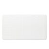 Rubbermaid Commercial Products Bath Tub and Shower Mat, 36-Inch X 18-Inch, White, Extra Long, Machine Washable, Safti-Grip Non-Slip Bathroom Mat with Suction Cups for Home/Hotel/Shower/Bathtub