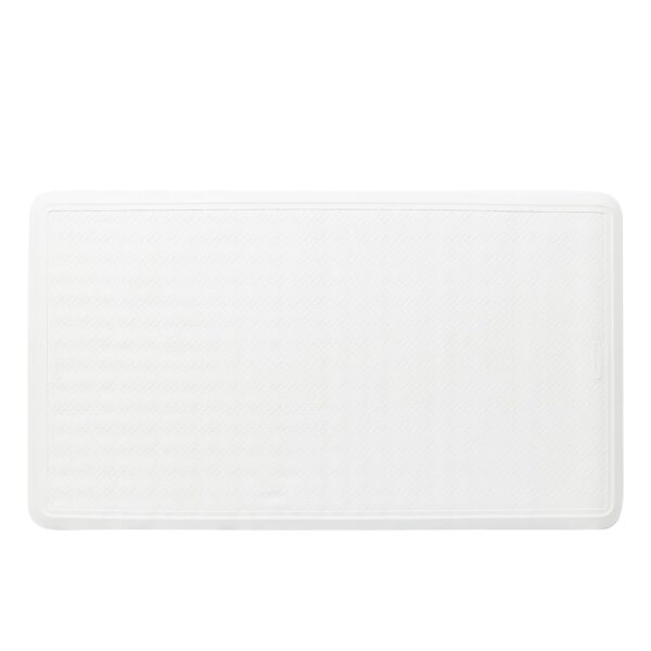 Rubbermaid Commercial Products Bath Tub and Shower Mat, 36-Inch X 18-Inch, White, Extra Long, Machine Washable, Safti-Grip Non-Slip Bathroom Mat with Suction Cups for Home/Hotel/Shower/Bathtub