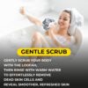 VERINIXUS Loofah Shower Sponge – Pack of 4 Extra Soft Mesh Bath Puff for Body Scrubbing & Exfoliating | Shower Puff for Men, Women & Kids | Durable Bath Sponge for Daily Use