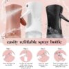 Kitsch Spray Bottle for Hair - Continuous Water Mister with Ultra Fine Mist for Hairstyling, Barbers, Salons, Cleaning, Plants, Versatile Spray Bottles - Made from Recycled Plastic - Terracotta, 5 oz