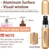 4PCS 5ml Perfume Atomiser Refillable Bottles Portable Mini Spray Travel Bottle Easy to Refill Empty Atomizer Bottle for Purse Handbag Pocket Luggage,Bright Color
