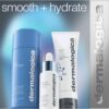 Dermalogica Smooth and Hydrate Gift Set, Full-Size Daily Milkfoliant 74g, Circular Hydration Serum 30ml, Active Moist Moisturiser 50ml, Skincare Set, Pack of 3