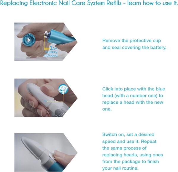 Scholl Velvet Smooth Nail Care System Refills