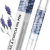 Lagunamoon Cuticle Oil Pen - 5ml Nail Oil with Natural Ingredients to Moisturize and Nourish Dry Cuticles, Prevent Cracking and Hangnails - Lavender