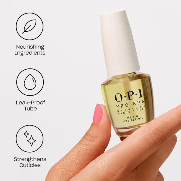 OPI ProSpa Professional Nail and Cuticle Oil, Deeply Nourishing and Hydrating Nail Care to Protect and Strengthen Nail Cuticles, 7.5ml
