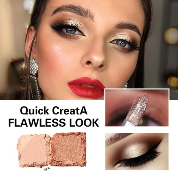 Professional Makeup Set,MKNZOME Essential Make Up Set With Cosmetic Bag Portable Travel Make-up Palette Birthday Xmas Gift Set Makeup Brush Set Eyeshadow Foundation Lip Gloss for Teenagers & Adults