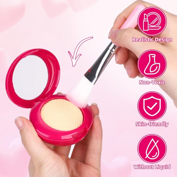 Kids Makeup Sets for Girls, Own1one Pretend Makeup Sets for Girls, Childrens Fake Make up Set, Pretend Play Makeup Gifts for Little Girls Age 3 4 5 6 7 8 9 Year Old (30 Pack)