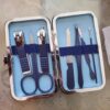 1 Set of Nail Clippers Kit Nail Grooming Kit Manicure Set for Men and Boys, As a Gift for Nail Care(7 PCS, Blue)