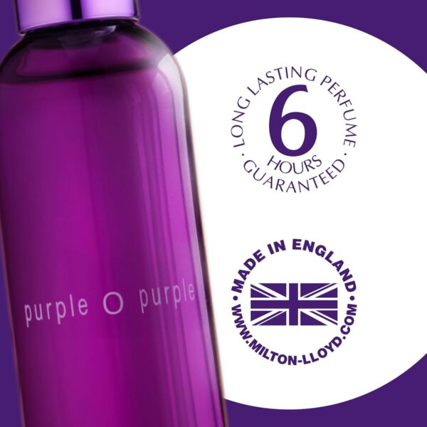 COLOUR ME Purple Perfume for Women. 100ml Eau de Parfum. Luxury Fragrance - Ladies Perfume, Long Lasting Womens Perfumes by Milton-Lloyd