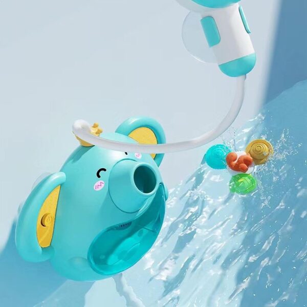 Elephant Shower Toy, Bath Bubble Toy, Water Pump Toy, Bathtub Sprayer Toys, Trunk Spout Rinser Bathtub Sprayer, Fun Bubble Maker For Travel Bathtubs And Baby Bath Time