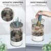 Electric Makeup Brush Cleaner Machine,USB Automatic Makeup Brush Cleaner,Quick Wash in Seconds Cosmetic Brushes Cleaning Tools,Hand Free Make up Brush Cleaner Set for Cleaning and Drying