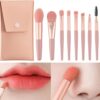 Professional Makeup Brushes Set Mini Makeup Brushes Portable Make up Set Premium Makeup Brushes Kits with PU Leather Bag Foundation Powder Cosmetic Brush Blush Blending Eyeshadow Brushes Sets