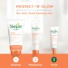 Simple Protect 'n' Glow Brightening Eye Gel Reduces Dark Circles and Relieves Screen-Stressed, Tired Eyes for Sensitive Skin 25 ml