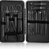 Manicure Set 18pcs Stainless Steel Nail Clippers Set Cuticle Remover Cutter Trimming Grooming Tools Manicure & Pedicure Set Accessories for Women & Men
